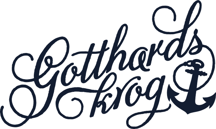 Gotthards krog logotype blue