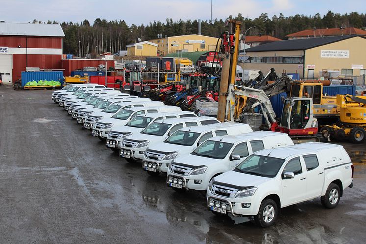 Rosenqvist Entreprenad valde Isuzu