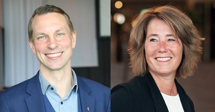 Christian Bengtzelius och Johanna Frelin