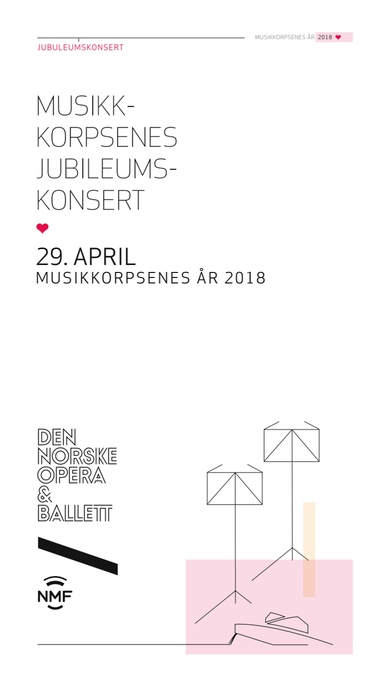 Program for jubileumskonsert i Operaen