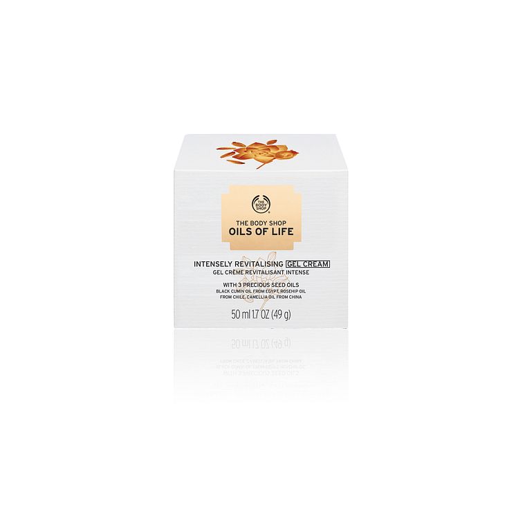 Oils of Life™ Intensely Revitalising Gel Cream (box only)