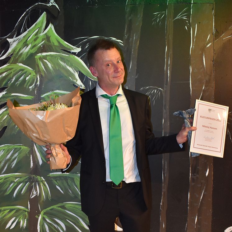 Nikolaj Hansen - modtager af Kulturprisen 2022