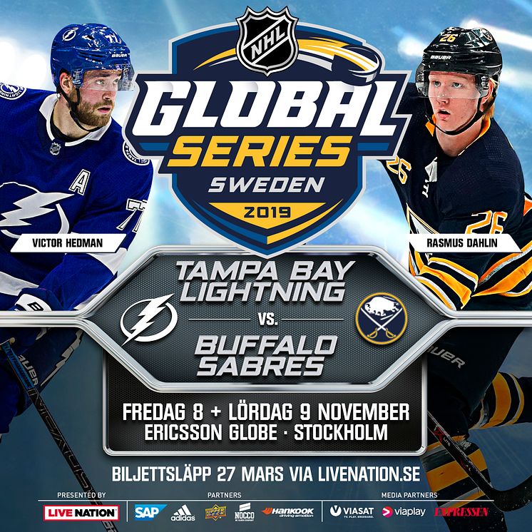 NHL KOMMER TILL SVERIGE!