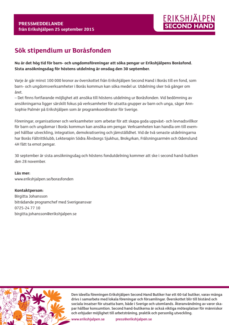 Sök stipendium ur Boråsfonden