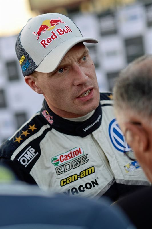 Jari-Matti Latvala porträtt Rally France
