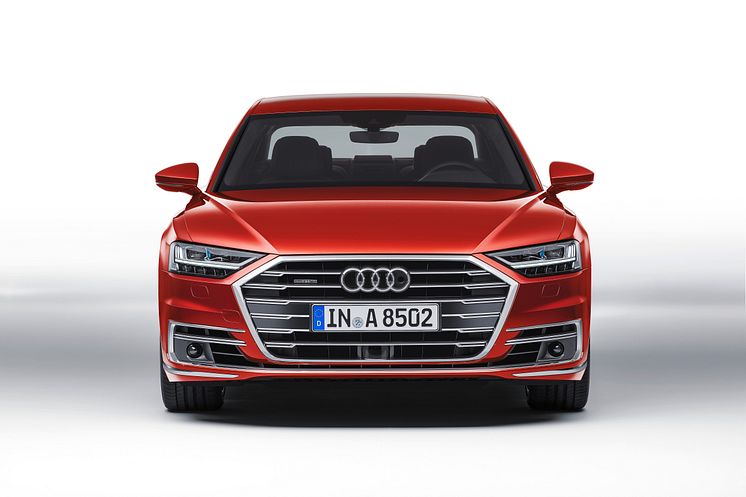 Audi A8 (Volcano Red)