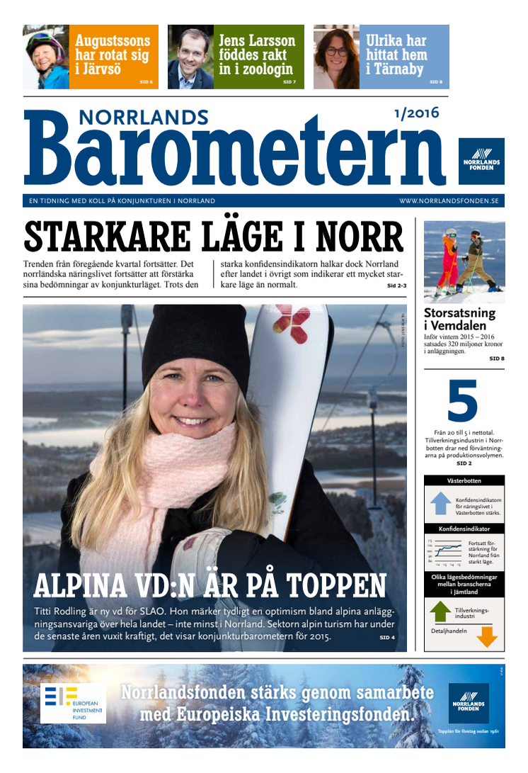Norrlandsbarometern 1/2016