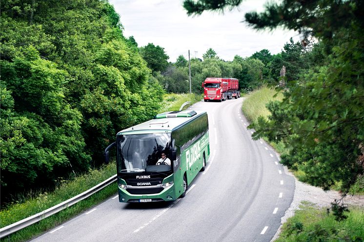 FlixBus Biogas Bus 