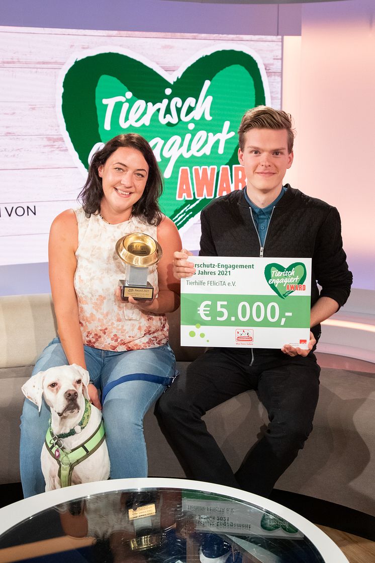 Fressnapf TEA 2021 Tierschutzengagement des Jahres Tierhilfe FELiciTA