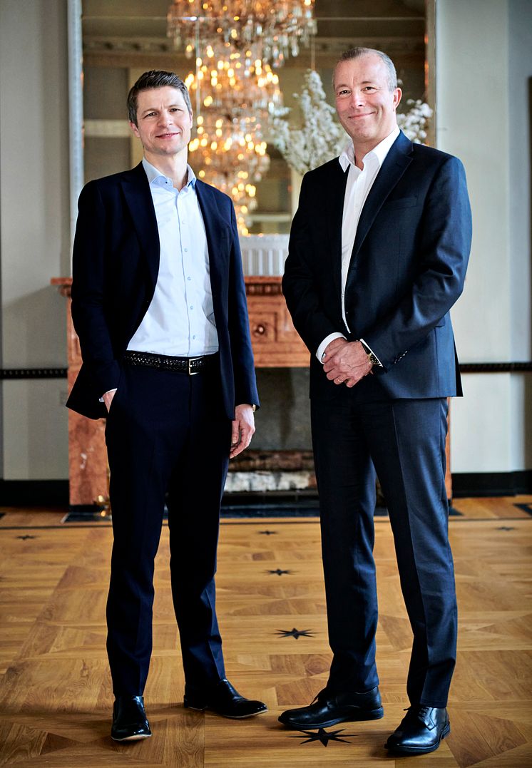 CEO Peter Lytzen (t.h.) og CCO Søren Karas (t.v.)