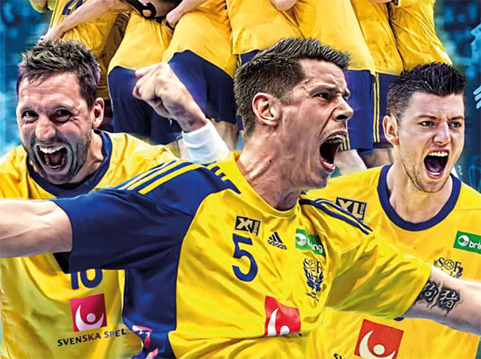 XL-BYGG i partnerskap med Svenska handbollslandslagen. 