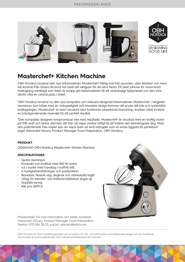 Masterchef+ Kitchen Machine