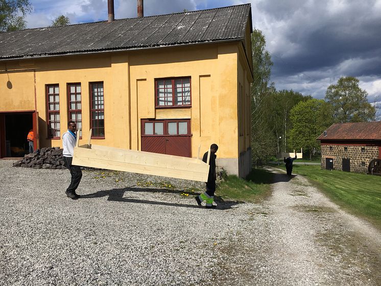 Långbans gruv- och kulturby . Foto: Värmlands museum
