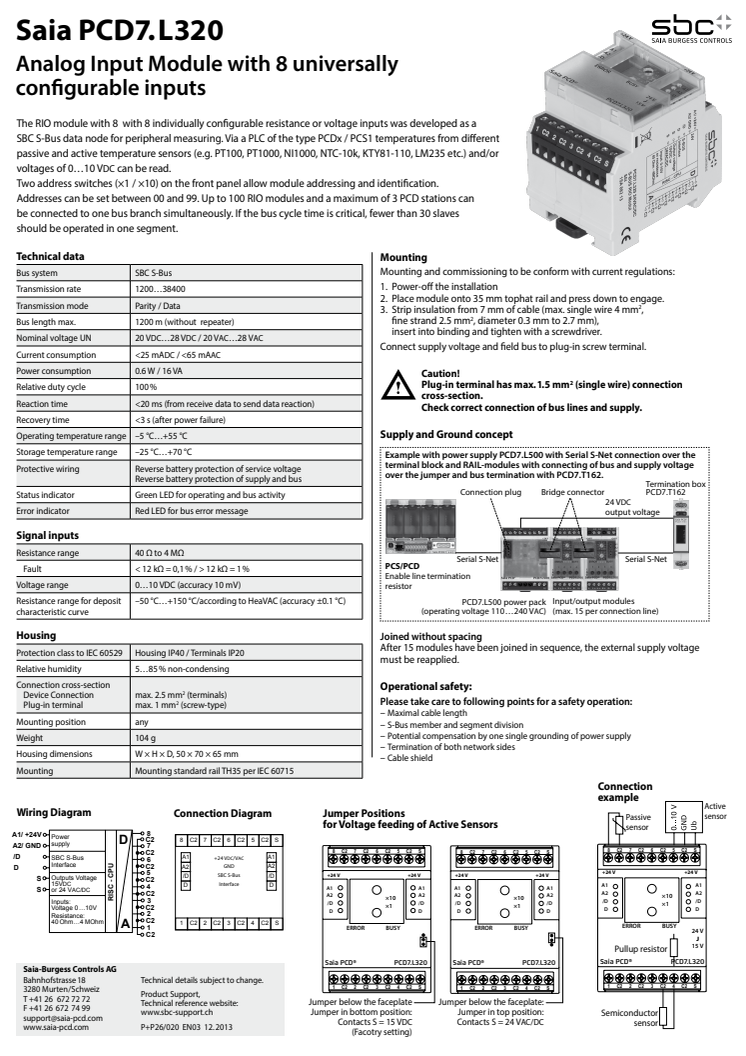 SAIA PCD7.L320