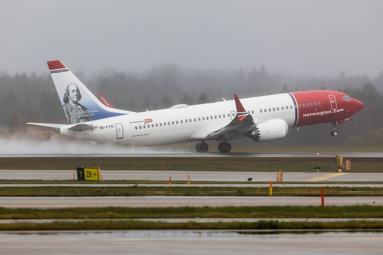 Norwegianin Boeing 737 MAX 