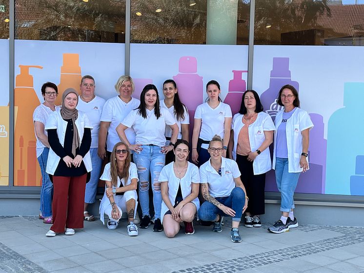 Teamfoto_dm-Markt in Merzig