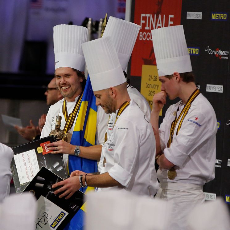 Tommy Myllymäki och team, bronsmedalj. Foto: Per Erik Berglund