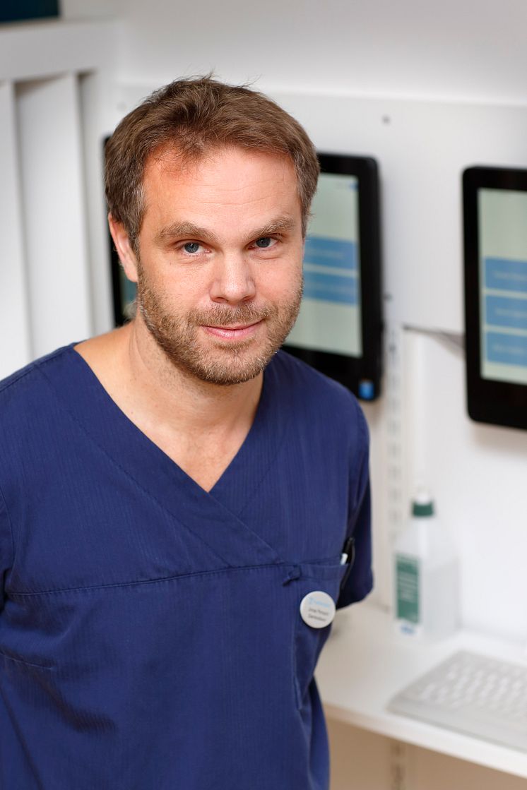 Jonas Persson, läkare och verksamhetschef Trädgårdstorgets vårdcentral