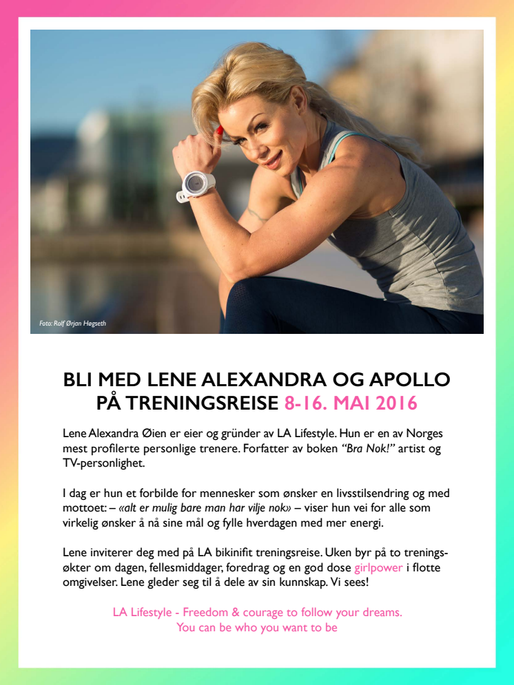 Lene Alexandra og Apollo