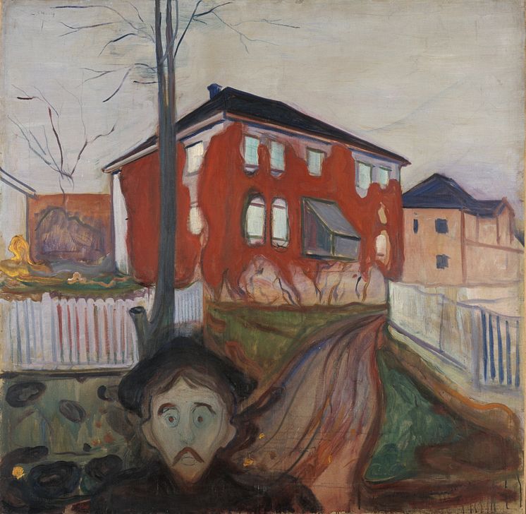 Edvard Munch, Red Virgina Creeper 1898-1900 