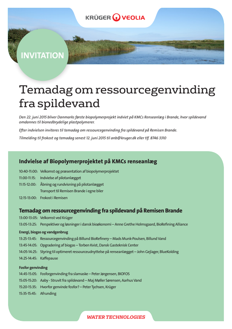 Invitation til temadag