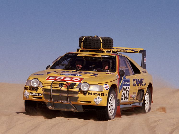 Peugeot återvänder till Dakarrallyt efter 25 år - Peugeot 405 T16 Grand Raid