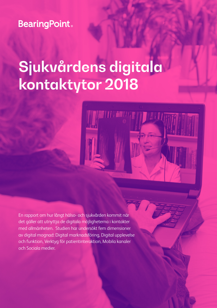Sjukvårdens digitala kontaktytor 2018