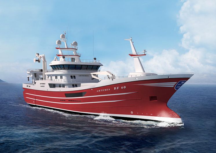 'Artemis' will be equipped with a selection of advanced SIMRAD sonar equipment 