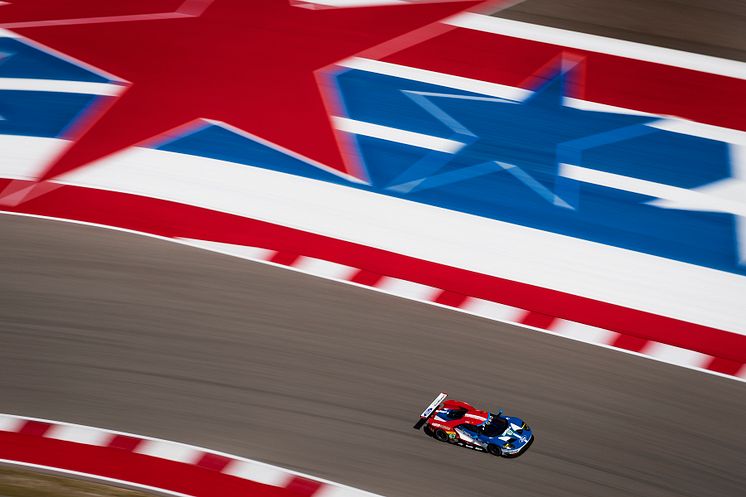 No. 67 Ford GT at COTA 2016