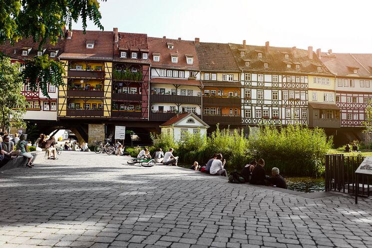 Krämerbrücke i Erfurt