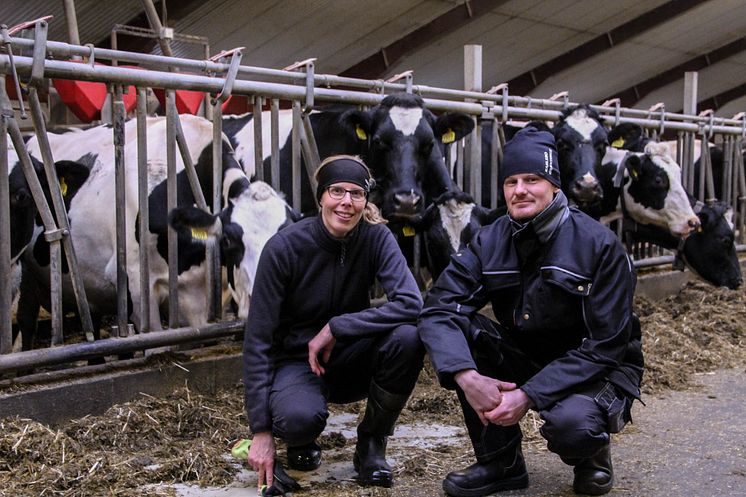 För Maria och Niklas Persson, ekobönder vid Karlsro Lantbruk AB, är hållbarhet framtiden. 