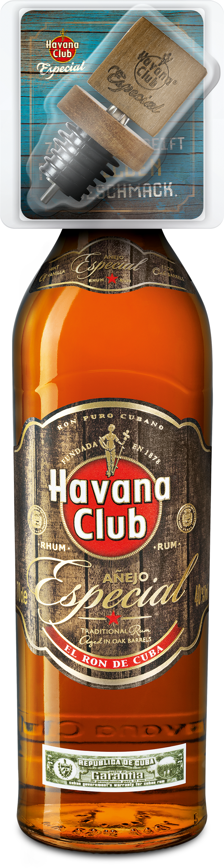 Havana Club Especial mit Ausgießer
