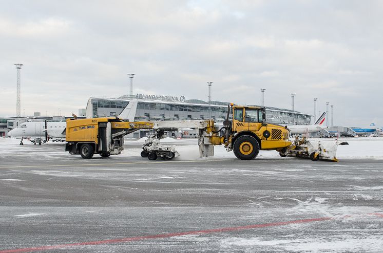 Snöröjning Stockholm Arlanda Airport