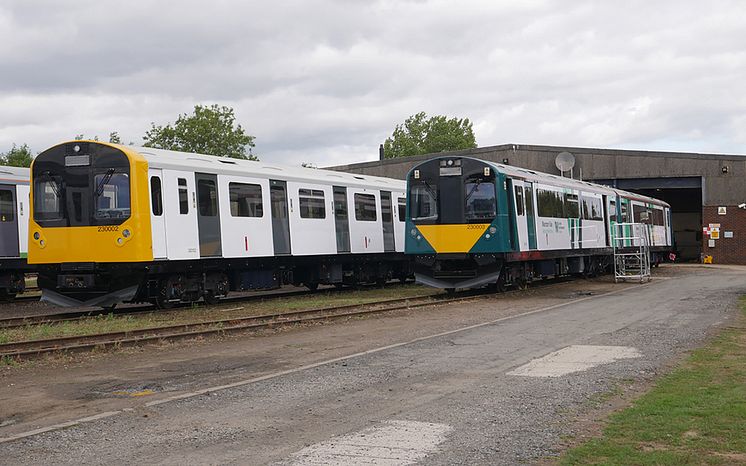 New Marston Vale livery unveiled at Vivarail's Long Marston depot