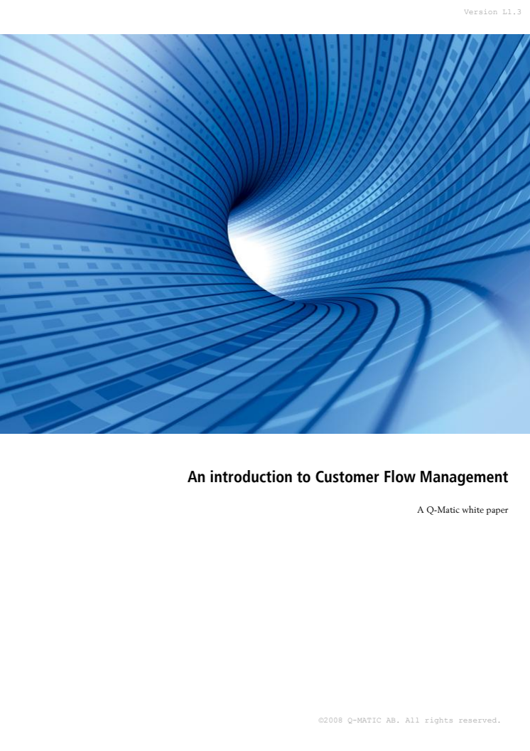 Customer Flow Management - A Qmatic White Paper
