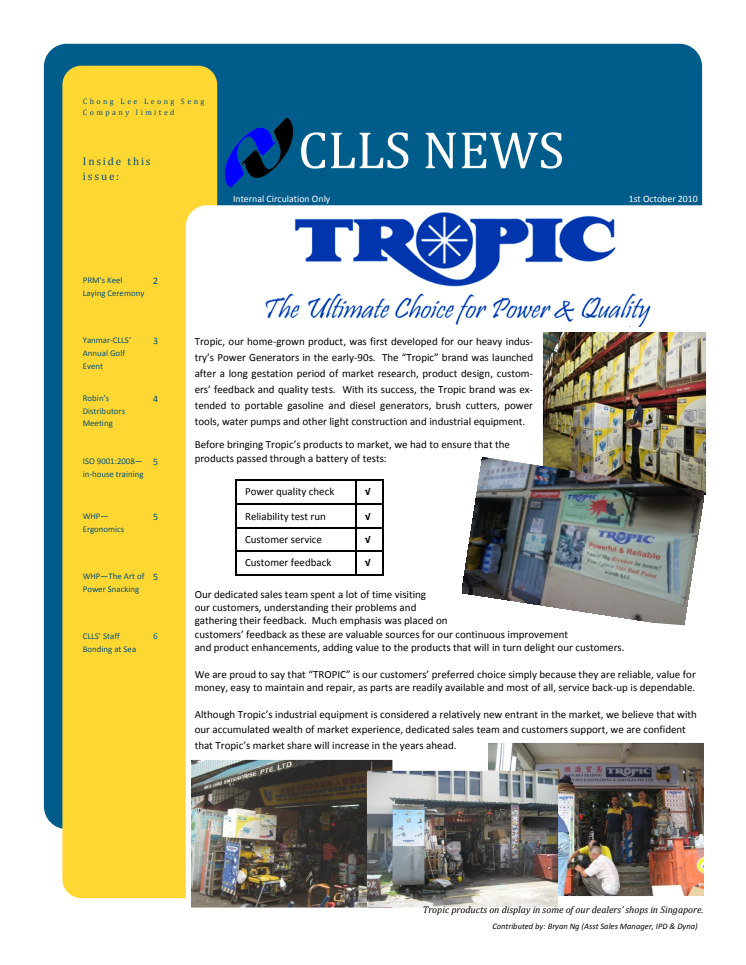 CLLS e-Newsletter 1st October 2010