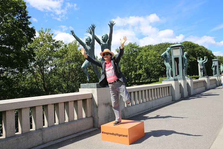 Herm en skulptur i Vigelandsparken