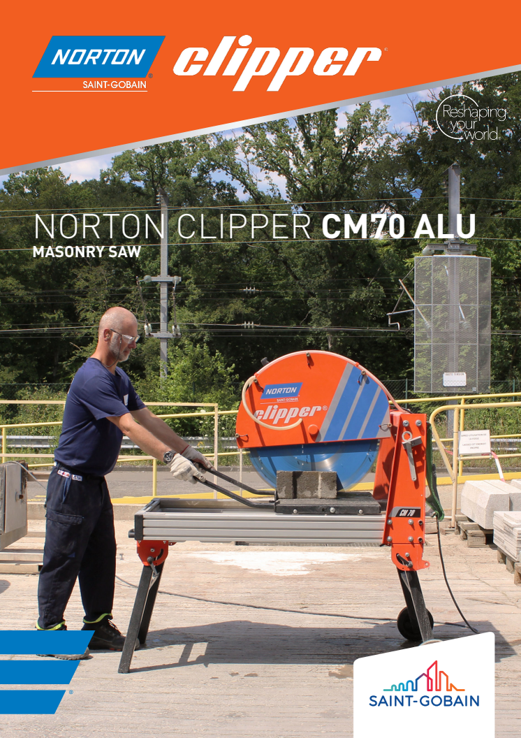 Norton Clipper CM70 ALU kivisaha - esite