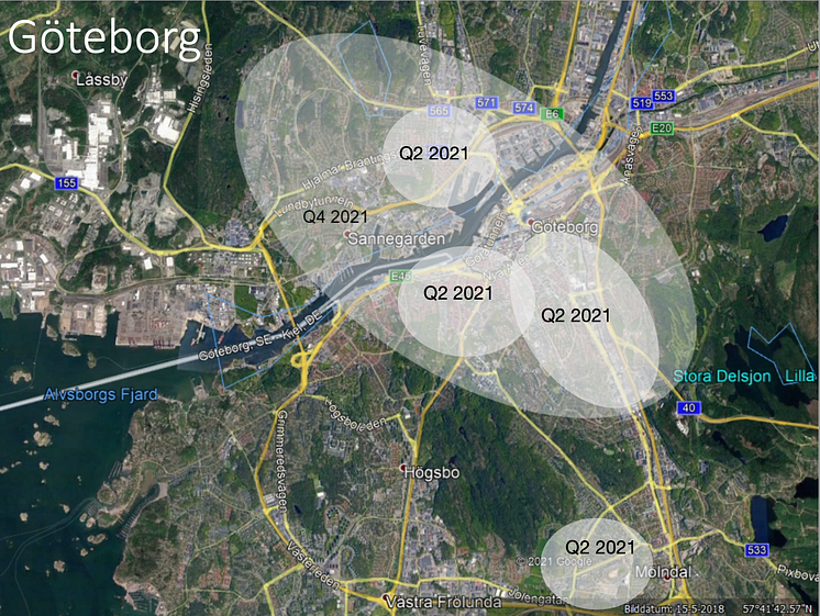 5G-utrullning Göteborg 