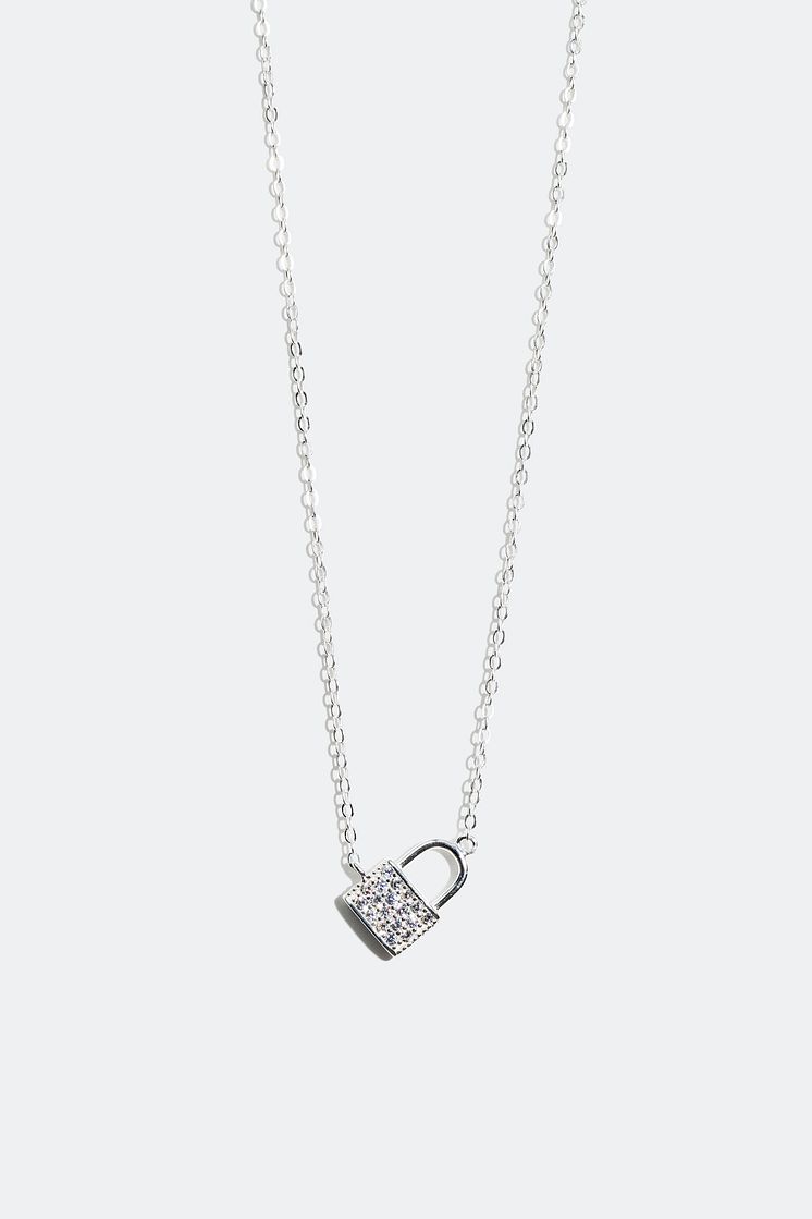 Necklace Sterling silver with Padlock