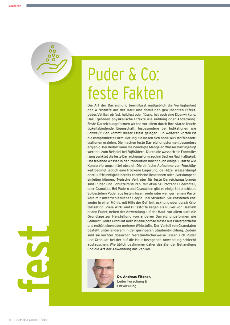 Auffrischungskurs Galenik Teil 2: feste Formulierungen