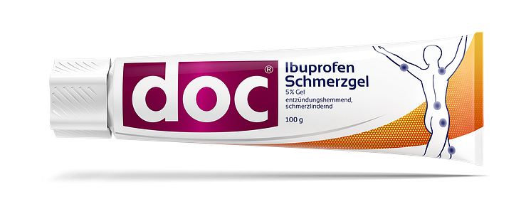 Packungsabbildung doc Ibuprofen Schmerzgel Tube 100 g