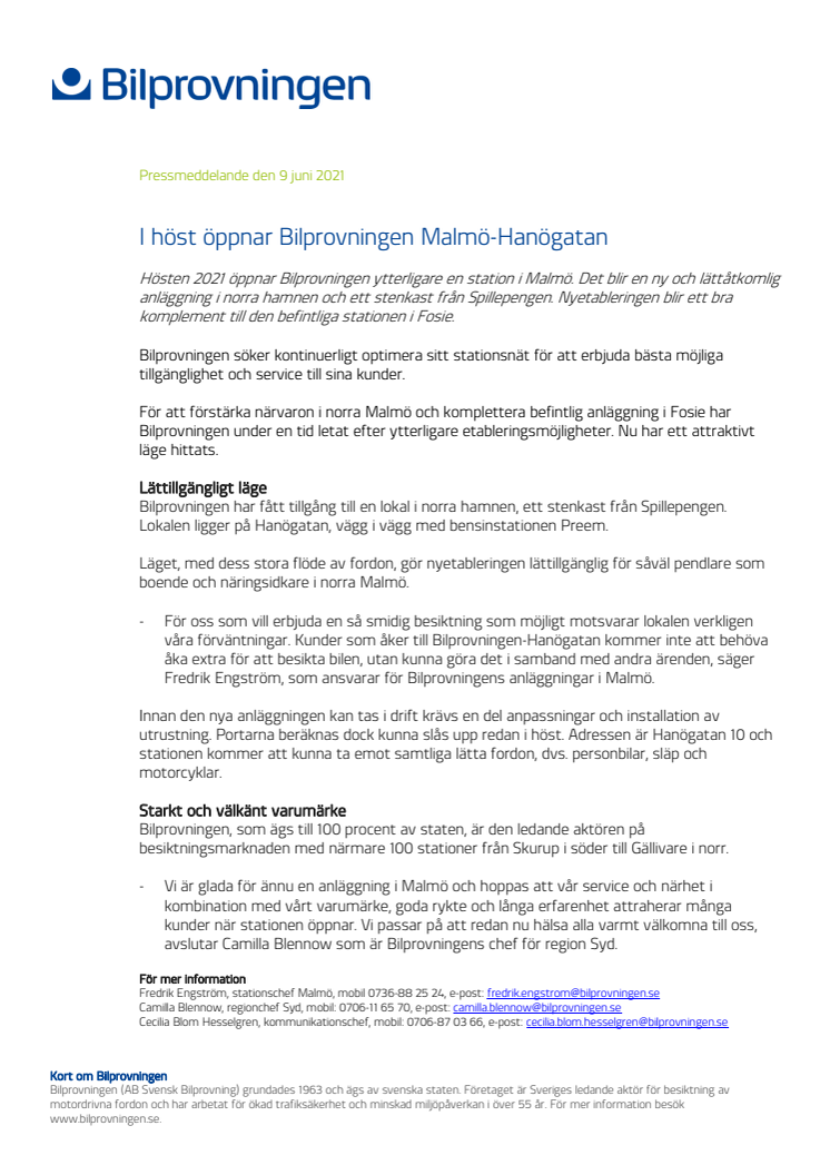 Pressinfo_Bilprovningen_nyetablering_Malmö_Hanögatan.pdf