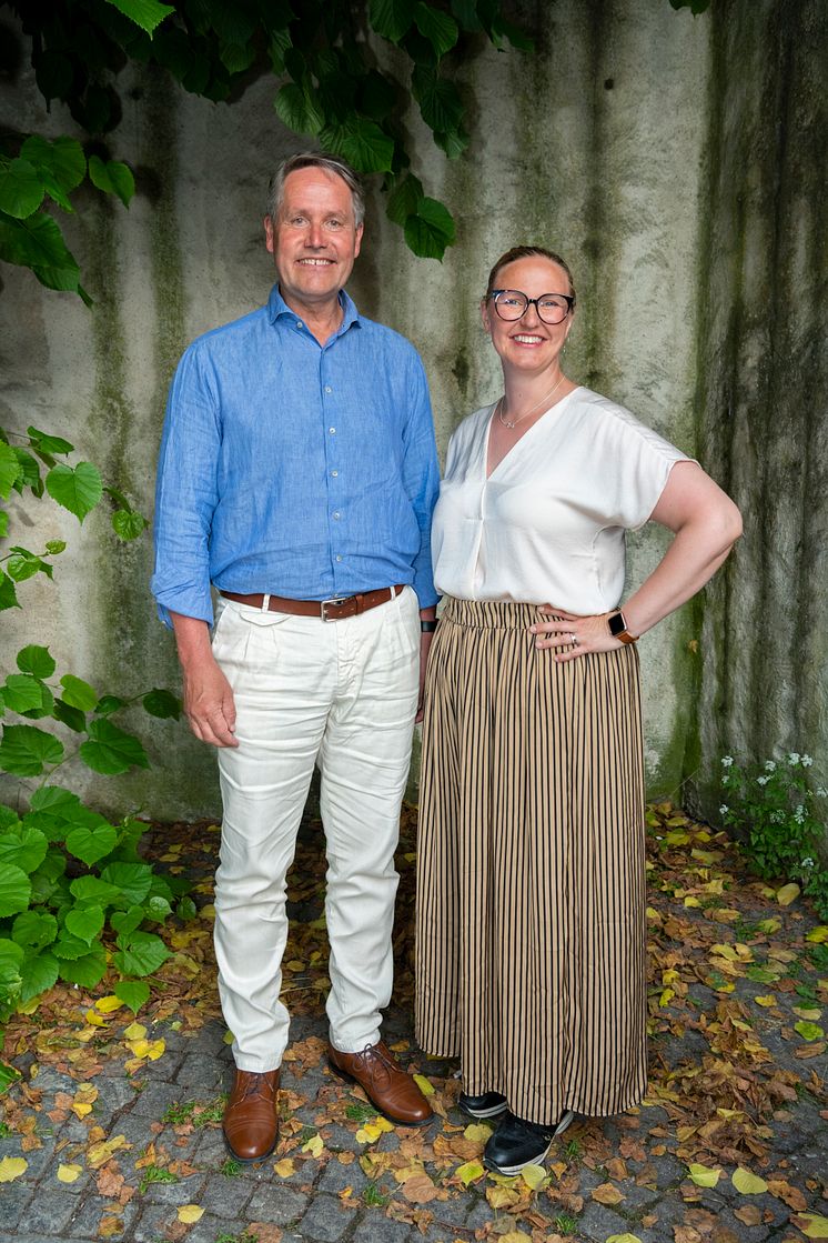 Johan Svenningsson och Carina Sammeli