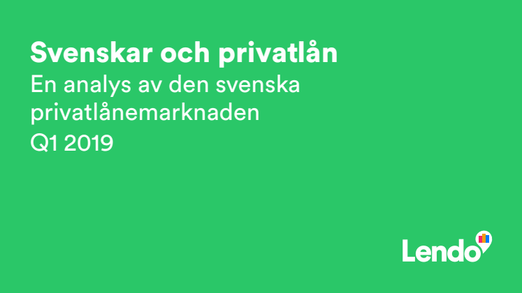 Ny statistik över svenskars privatlån och räntor 2019