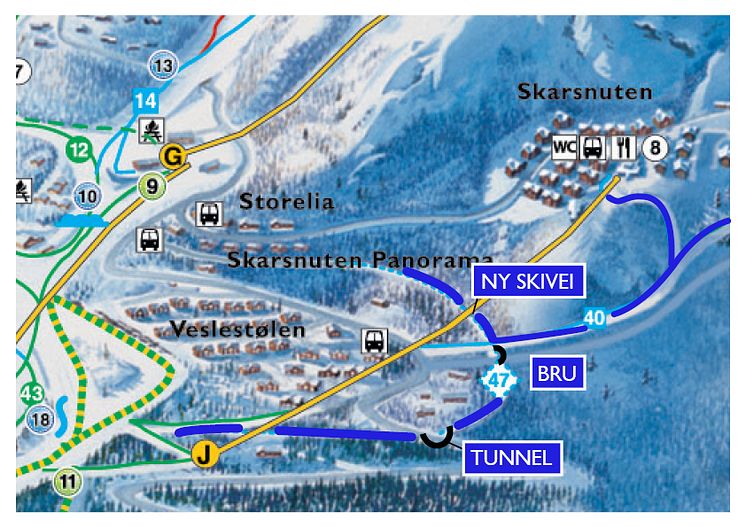 Planfri skikjøring fra Skarsnuten