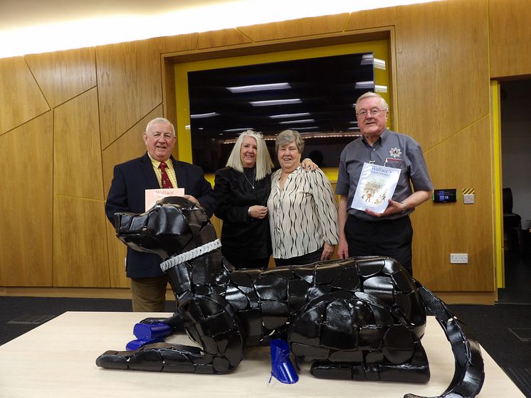 Jean Dallas with SFRS Heritage Group and Evelyn Gibson