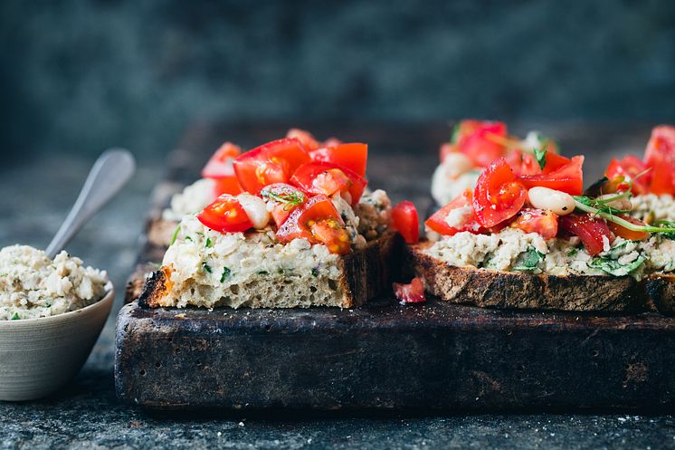 Zeta receptbild vegansk bönröra med BreOliv