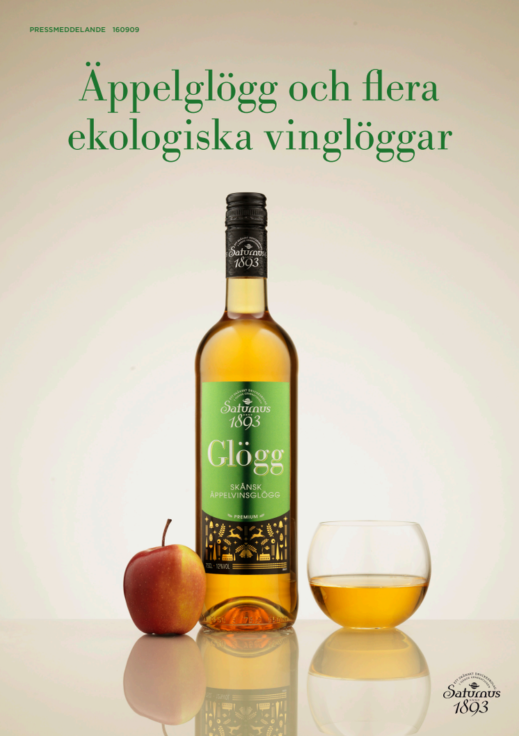 Äppelglögg och flera ekologiska vinglöggar