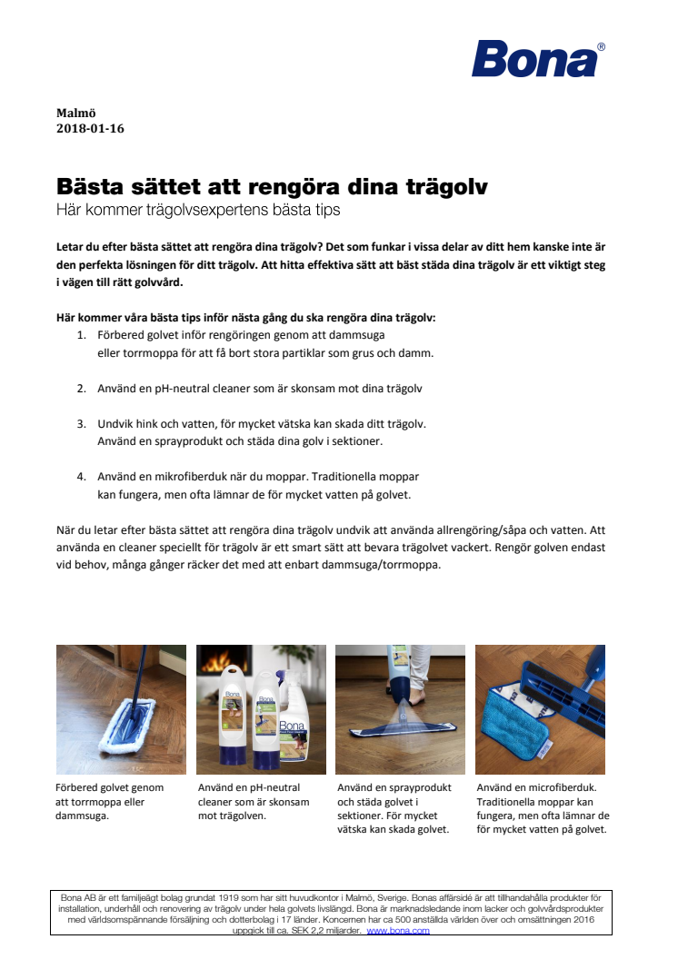 Bästa sättet att rengöra dina trägolv